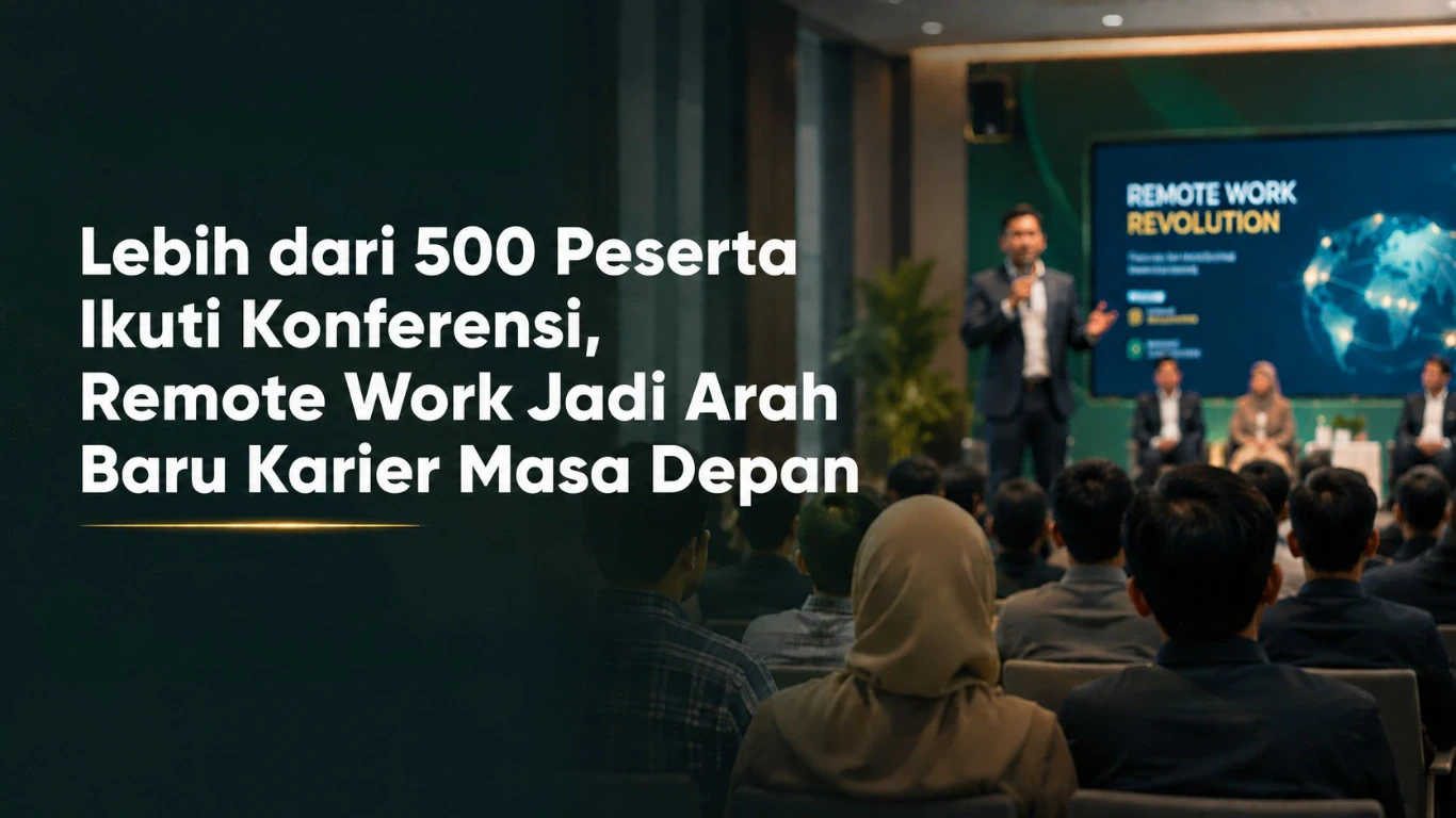 Ketika Long Weekend Jadi Ruang Belajar Ratusan Profesional Indonesia Pilih Hadir di Konferensi Remote Work