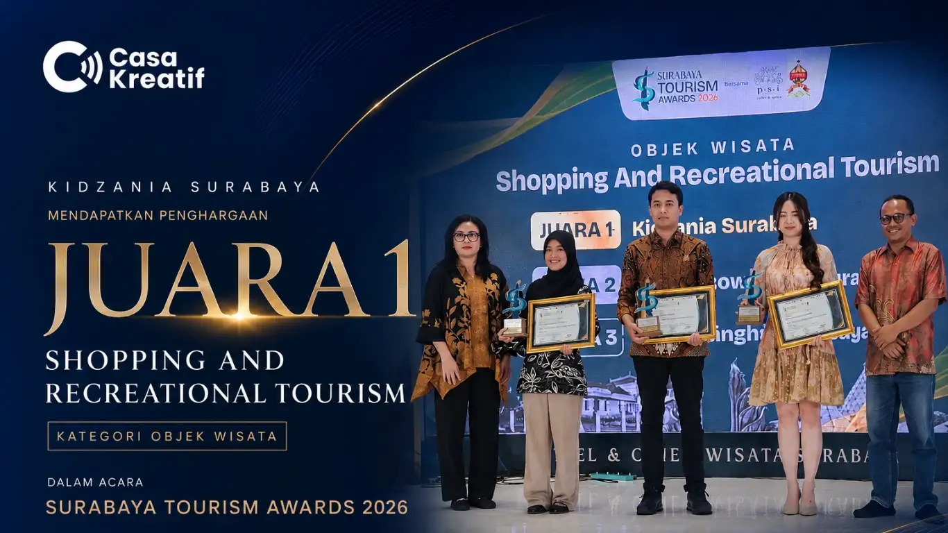 KidZania Surabaya Raih Juara 1 Surabaya Tourism Awards 2026